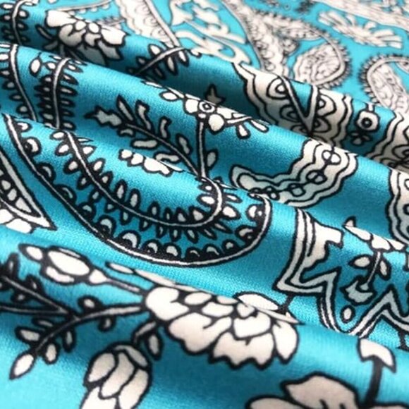 NWT ROSRISS Tunic Casual Summer V Neck Short Sleeve Tunics Blouse - Size 14W - Picture 7 of 12